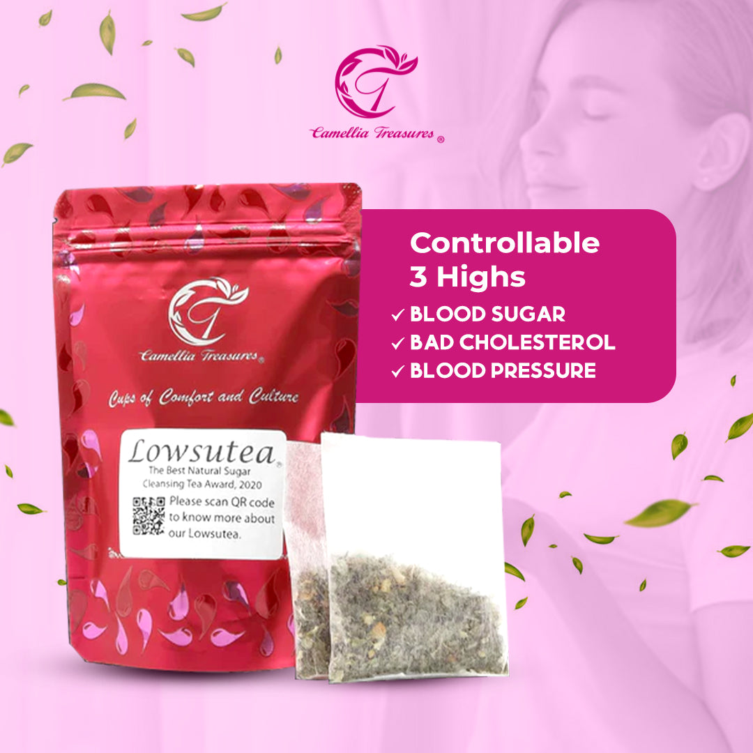 LOWSUTEA PRO (14 Sachets | Drink for 7 Days) – Natural Sugar Cleansing Tea