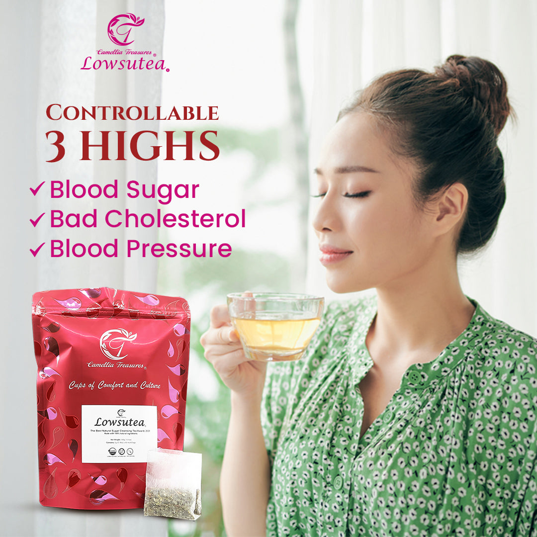 LOWSUTEA MAX (60 Sachets | Drink for 1 Month) – Natural Sugar Cleansing Tea