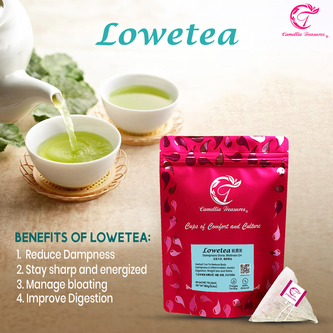 Lowetea (60 Sachets)x3g – Dampness Gone, Wellness On