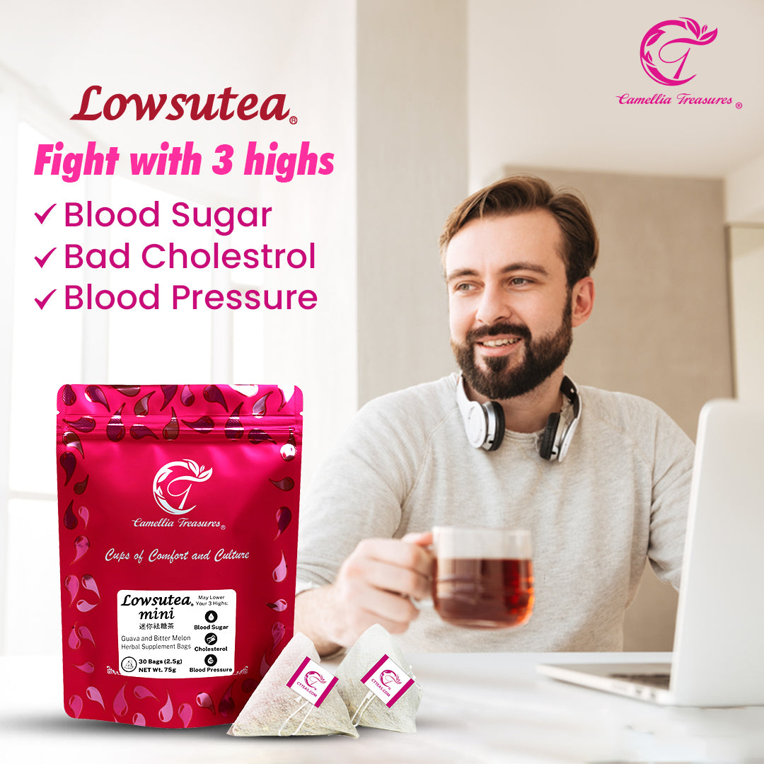 LOWSUTEA MINI (30 Sachets | Drink for 14 Days) Natural Sugar Cleansing Tea