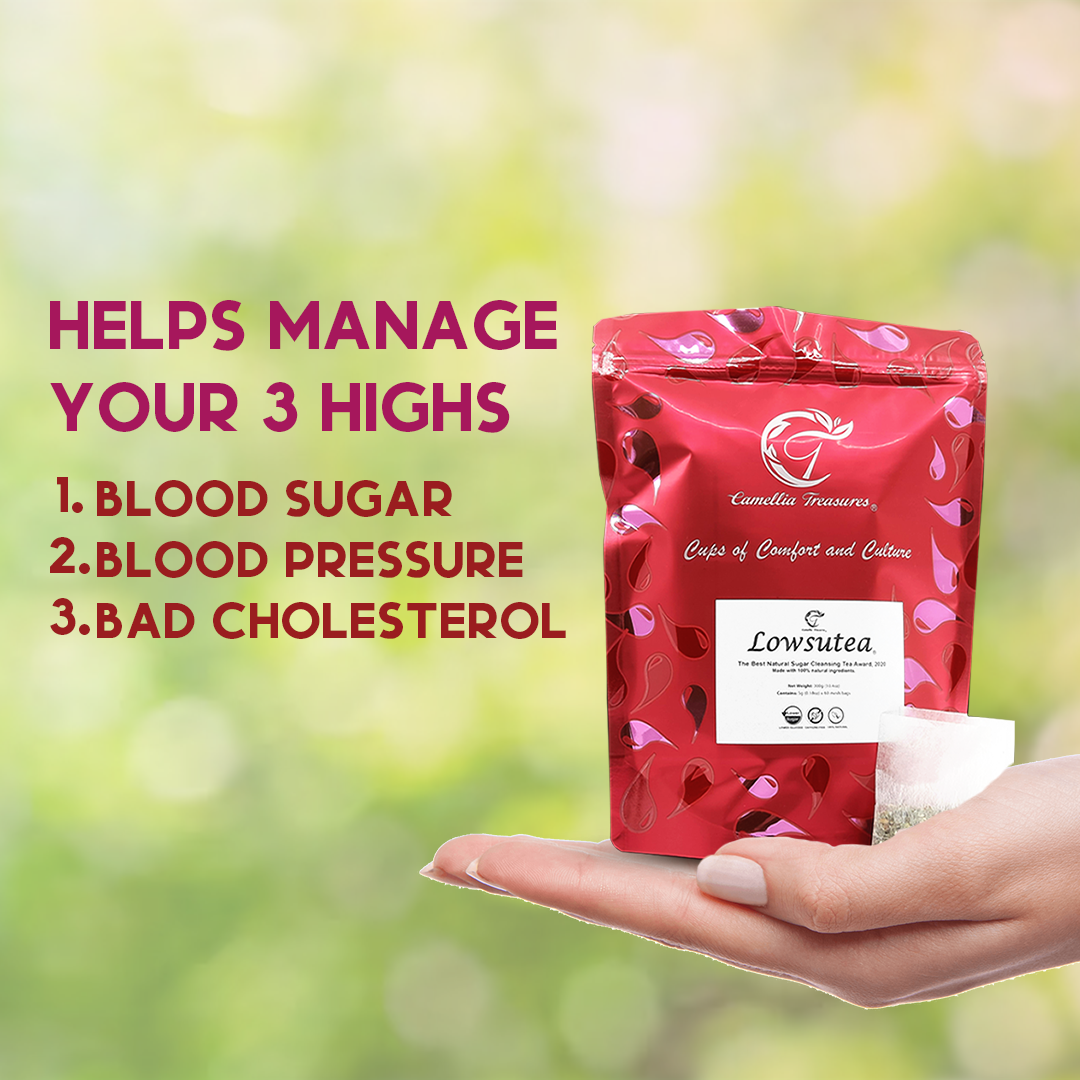 LOWSUTEA PRO (14 Sachets | Drink for 7 Days) – Natural Sugar Cleansing Tea