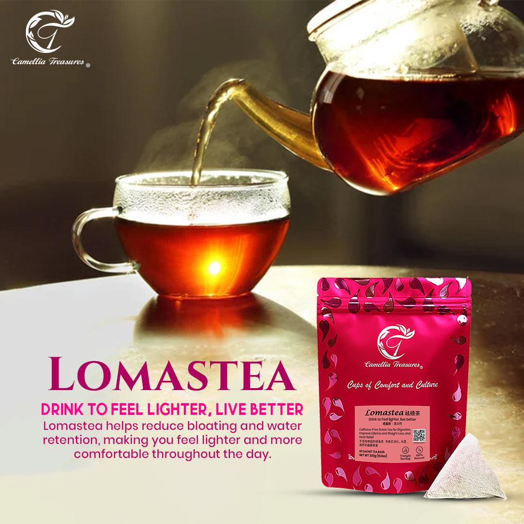 LOMASTEA (60 Sachets | Drink for 1 Month) – Drink to Feel lighter, live better