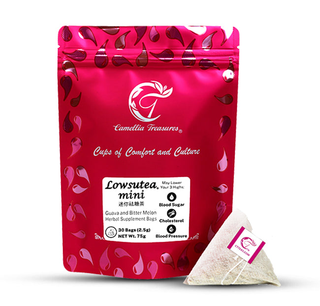 LOWSUTEA MINI (30 Sachets | Drink for 14 Days) Natural Sugar Cleansing Tea