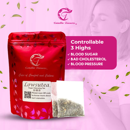 LOWSUTEA PRO (14 Sachets | Drink for 7 Days) – Natural Sugar Cleansing Tea