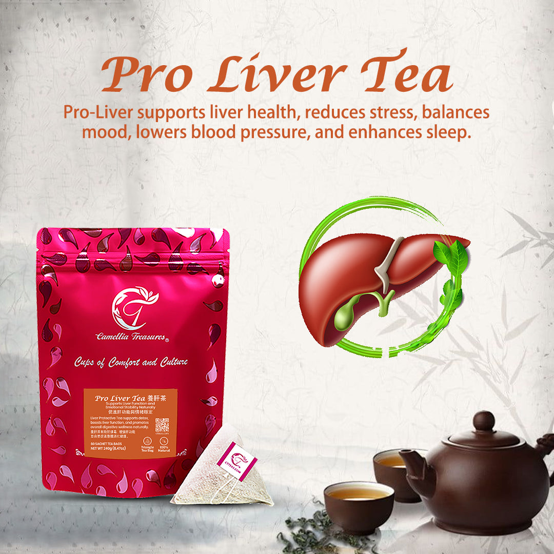 PRO LIVER TEA (60 Sachets | Drink for 1 Month) – Improve your liver health