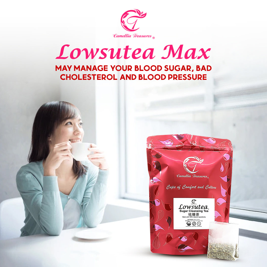 LOWSUTEA MAX (60 Sachets | Drink for 1 Month)  – No Sugar Tea - Herbal Tea