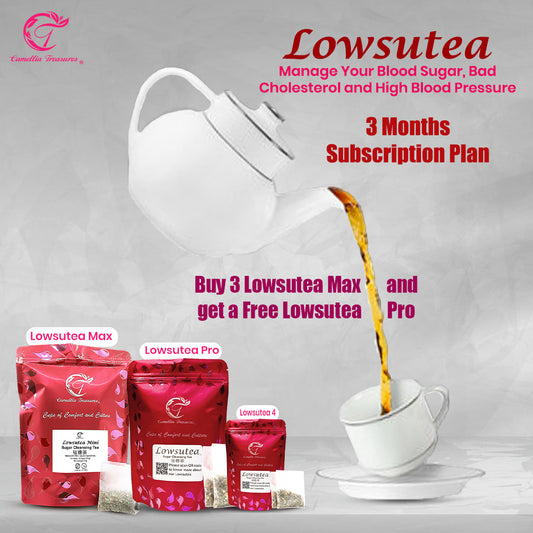 3 MONTHS SUBSCRIPTION PLAN: Buy 3 Lowsutea Max and get a Free Lowsutea Pro