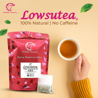 LOWSUTEA MAX (60 Sachets | Drink for 1 Month)  – No Sugar Tea - Herbal Tea