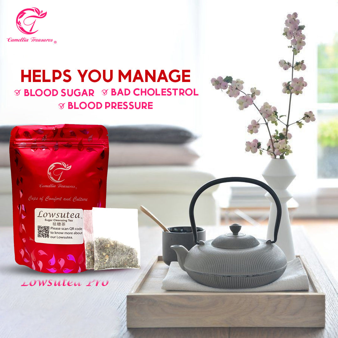 LOWSUTEA PRO (14 Sachets | Drink for 7 Days) – Natural Sugar Cleansing Tea