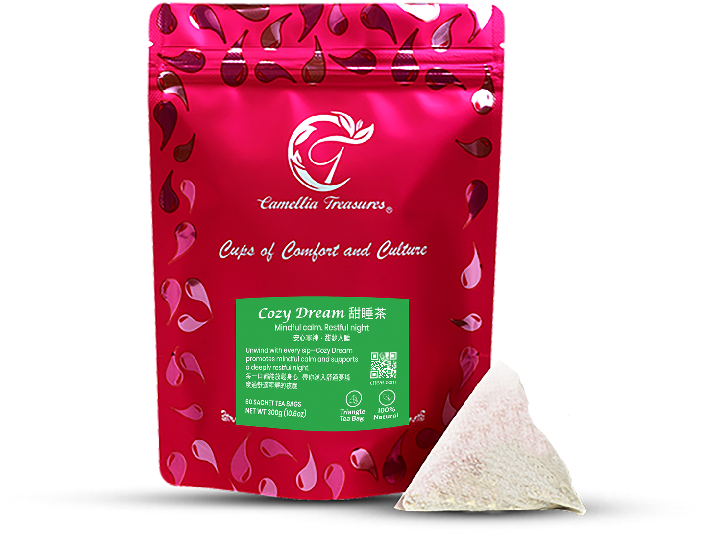 COZY DREAM TEA (60 Sachets | Drink for 1 Month) – Mindful calm. Restful night