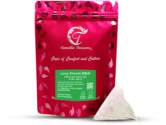 COZY DREAM TEA (60 Sachets | Drink for 1 Month) – Mindful calm. Restful night