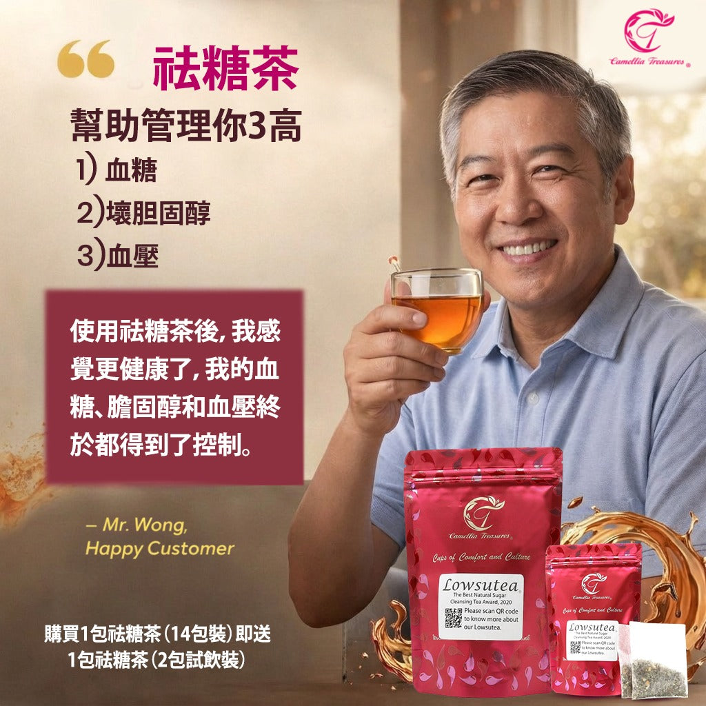 Special sale - Buy 1 Lowsutea Pro (14 Sachets) and get Free 2 Lowsutea sachets