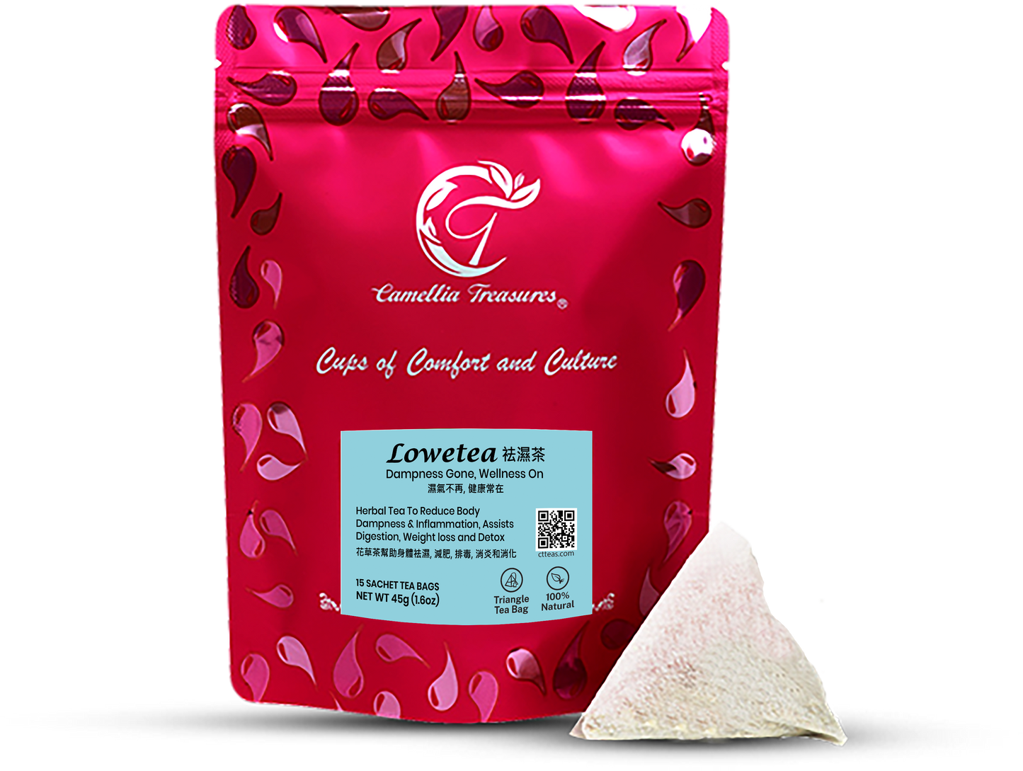 LOWETEA (15 Sachets | Drink for 4 Days) – Dampness Gone, Wellness On